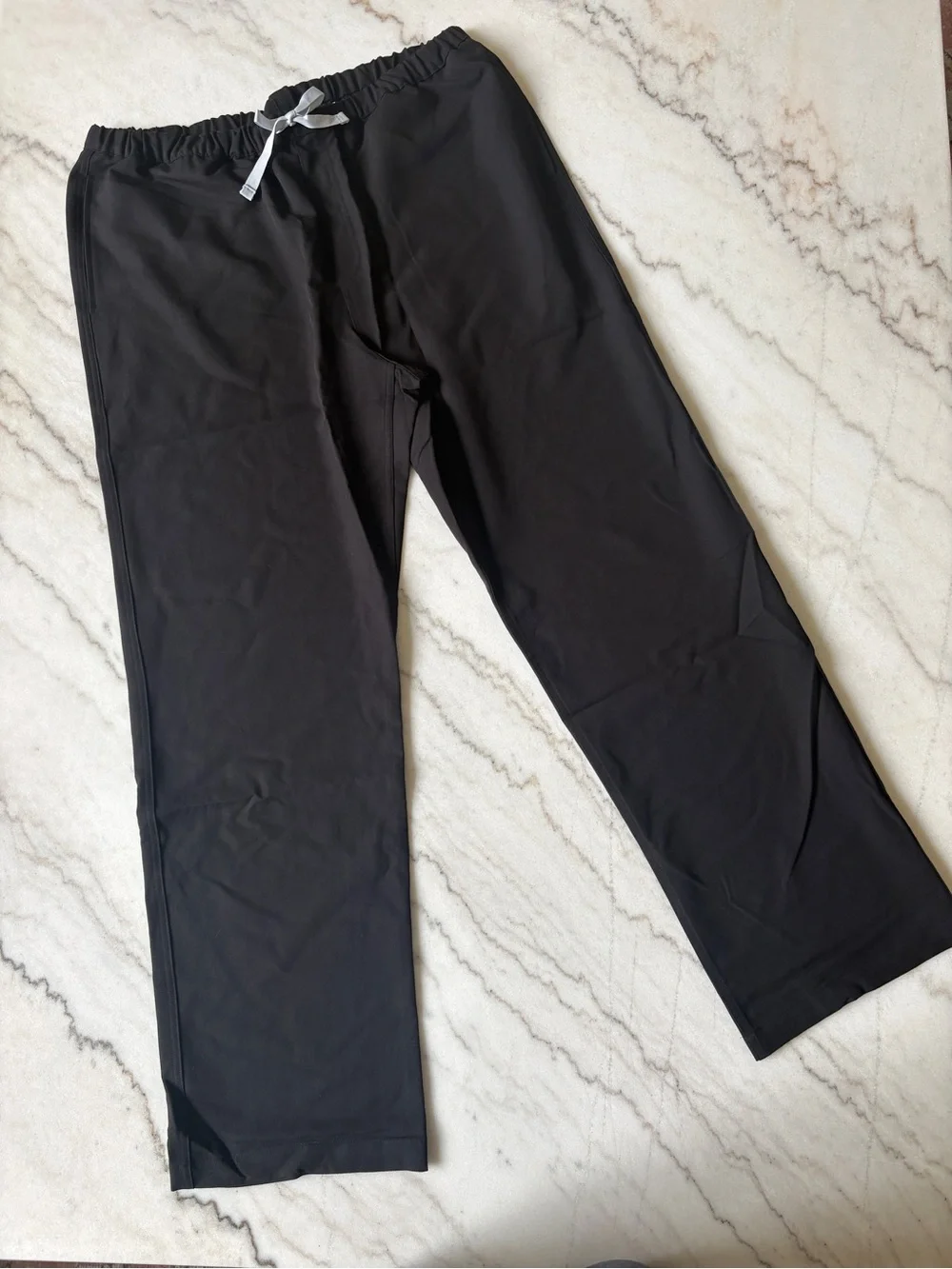 Figs Men's Black Drawstring Straight Leg Wcrubs